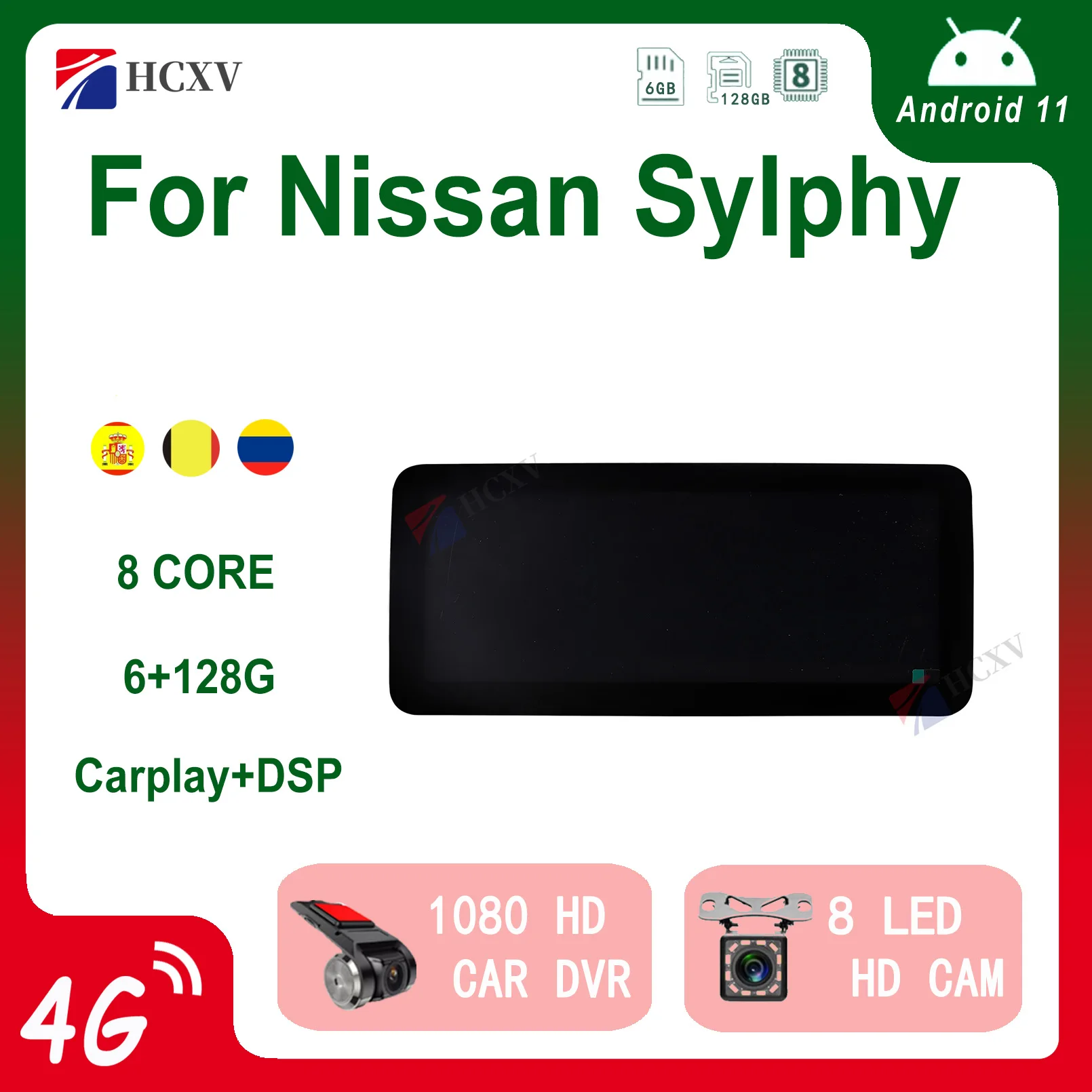 Автомобильный радиоприемник HCXV Android для Nissan Sylphy 12,3 ''Carplay, автомобильный DVD мультимедийный плеер, телефон с GPS-навигацией, автомобильное стерео радио
Автомобильный радиоприемник HCXV Android для Nissan Sylphy 12,3 ''Carplay, автомобильный DVD мультимедийный плеер, телефон с GPS-навигацией, автомобильное стерео радио