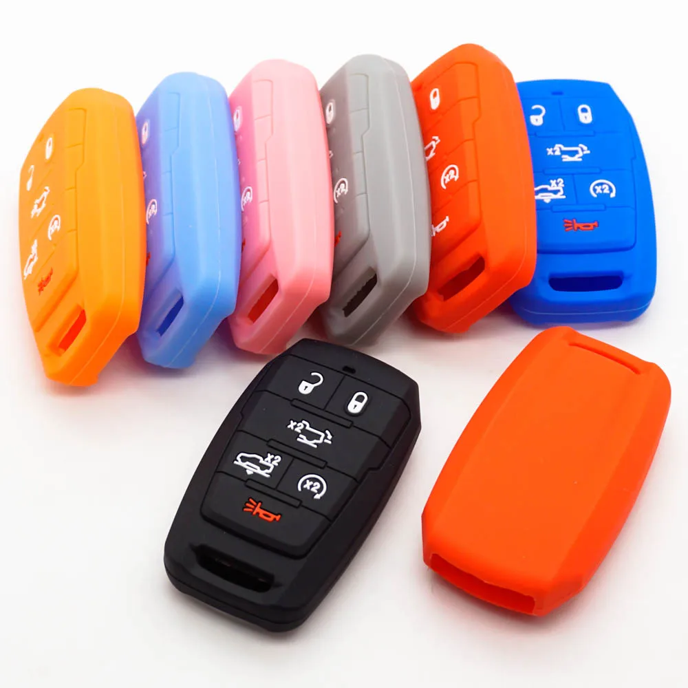 Cocolockey Silicone Car Key Cover Case Holder for Dodge Ram 1500 Smart Key 6 Button 2019 2020 New
Cocolockey Silicone Car Key Cover Case Holder for Dodge Ram 1500 Smart Key 6 Button 2019 2020 New