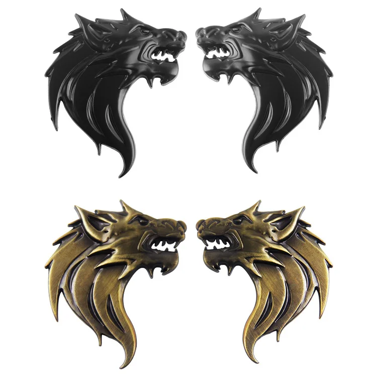 2 PCS 3D Metal Wolf Head Emblem Windshield Badge Logo Motorcycle Reflective Decal Auto Decoration Badge Car Stickers Car Styling
2 PCS 3D Metal Wolf Head Emblem Windshield Badge Logo Motorcycle Reflective Decal Auto Decoration Badge Car Stickers Car Styling