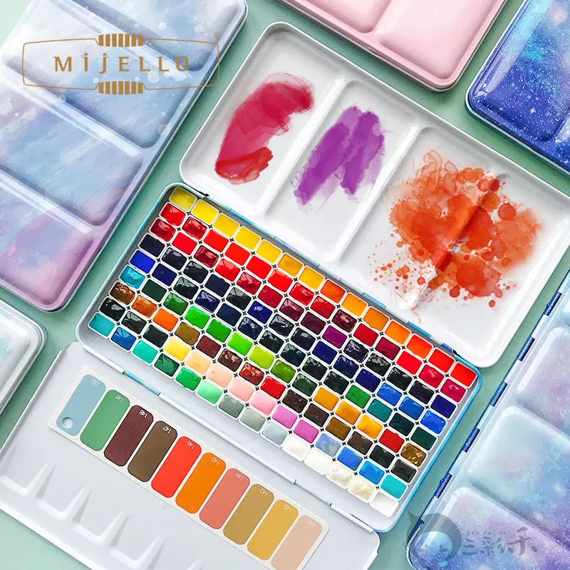 Корейская оригинальная Акварельная краска MIJELLO artist 125 color acuarelas 0,5 ml товары для рукоделия
Корейская оригинальная Акварельная краска MIJELLO artist 125 color acuarelas 0,5 ml товары для рукоделия