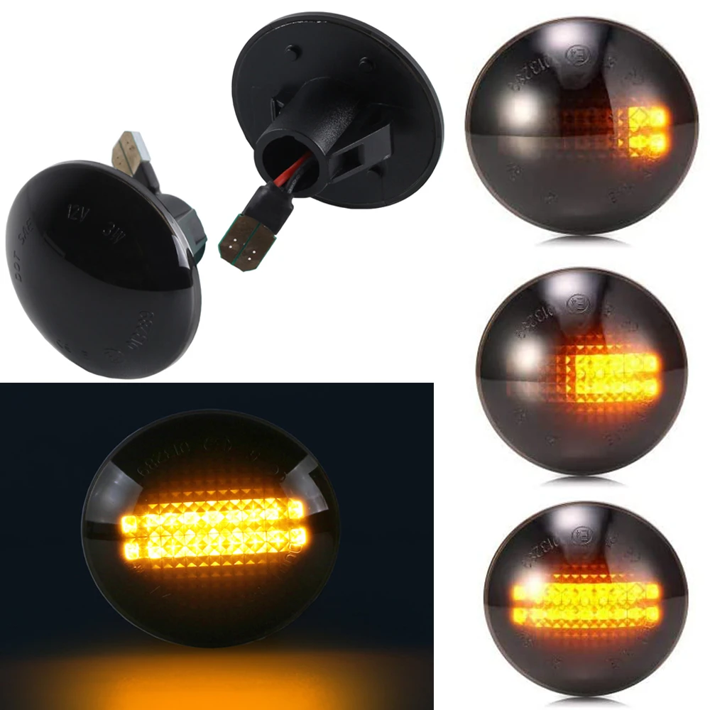 Smoke Lens Dynamic LED Side Marker Blinker Indicator Turn Signal Light Lamp For Range Rover L322 2002-2012 Canbus Error Free
Smoke Lens Dynamic LED Side Marker Blinker Indicator Turn Signal Light Lamp For Range Rover L322 2002-2012 Canbus Error Free