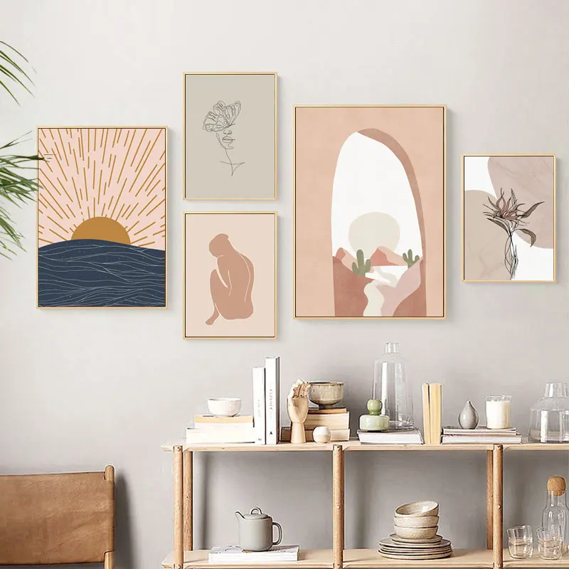 Abstract Sun Wall Art Painting Boho Posters and Prints Flower Face Canvas Print Nude Woman Wall Pictures for Living Decor
Abstract Sun Wall Art Painting Boho Posters and Prints Flower Face Canvas Print Nude Woman Wall Pictures for Living Decor