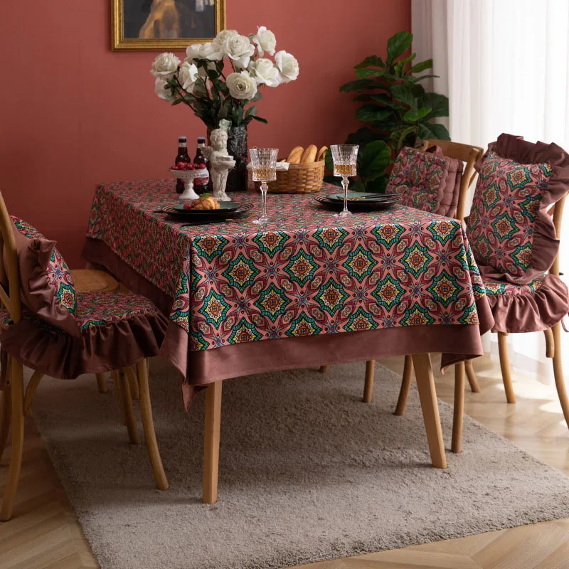 New Nordic Stitching Dutch Velvet Tablecloth Household Table Cloth Set Hotel Homestay Decoration Multi-purpose Cover Cloth
New Nordic Stitching Dutch Velvet Tablecloth Household Table Cloth Set Hotel Homestay Decoration Multi-purpose Cover Cloth