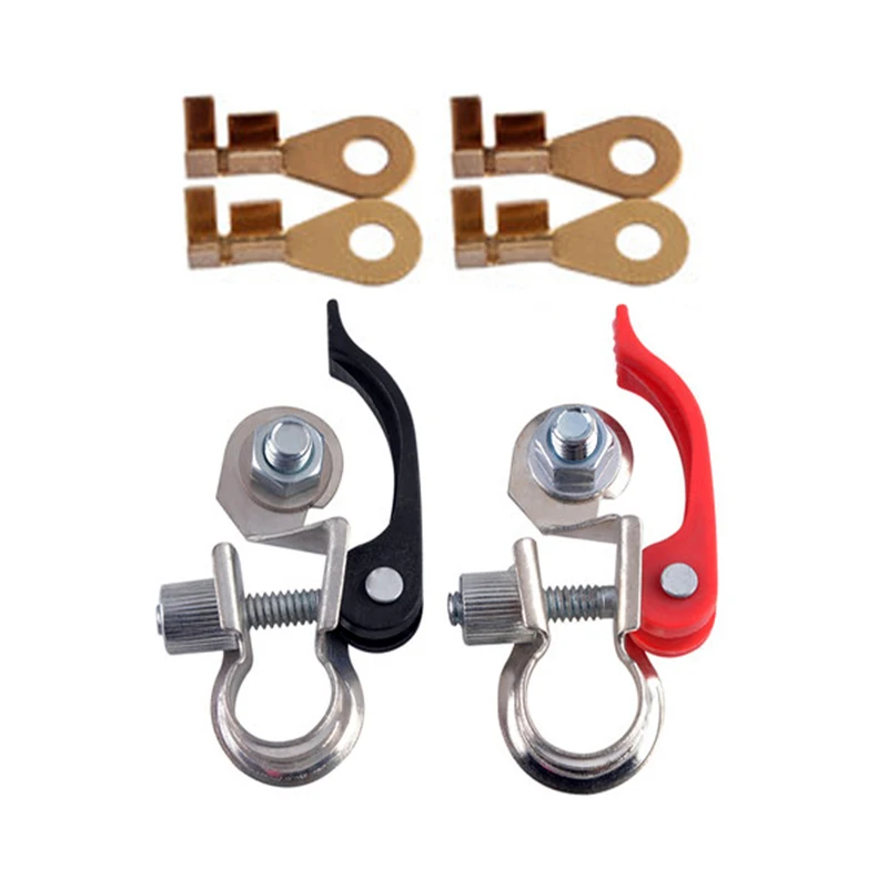 High-Quality Copper Car Battery Terminals Quick Clamp Terminals With 4Pcs Copper Lug Battery Switch
High-Quality Copper Car Battery Terminals Quick Clamp Terminals With 4Pcs Copper Lug Battery Switch