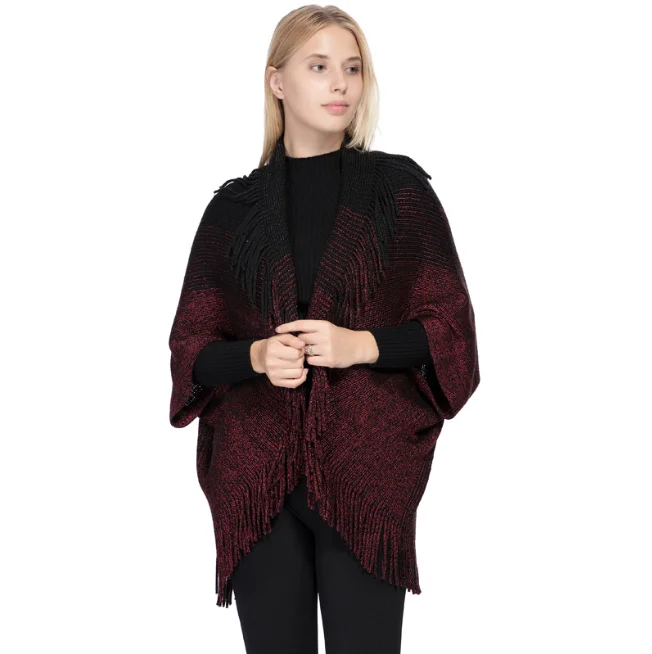 Europe Spring Autumn Women's Imitation Cashmere Colored Silk Shawl New Warm Tassel Cloak Lady Fashion Cardigan Coat Black
Europe Spring Autumn Women's Imitation Cashmere Colored Silk Shawl New Warm Tassel Cloak Lady Fashion Cardigan Coat Black
