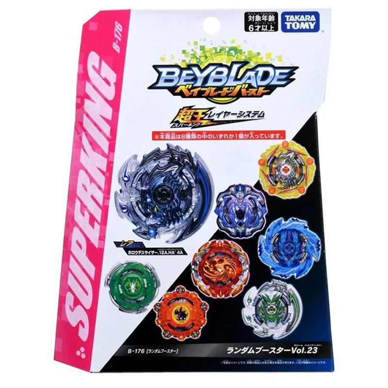 Sale Original Takara Tomy Beyblade Burst Super King B-176 8pcs Blast Gyro Toy 8 Confirmed Package Collecting Toys
Sale Original Takara Tomy Beyblade Burst Super King B-176 8pcs Blast Gyro Toy 8 Confirmed Package Collecting Toys