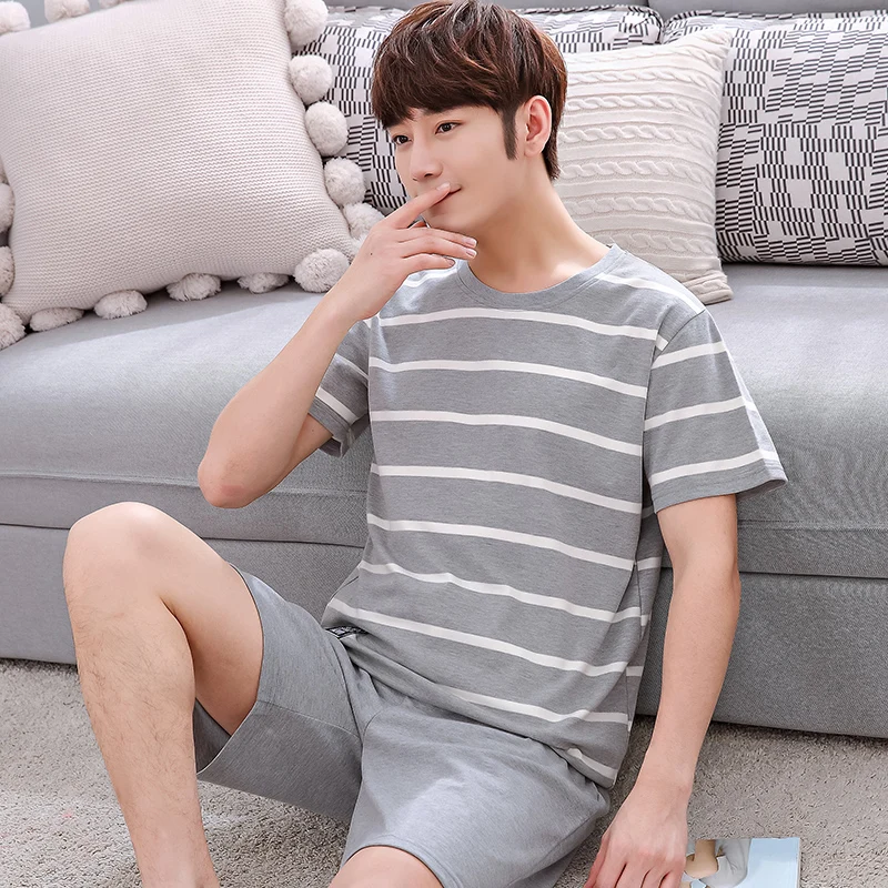 Summer Sleep Tops Pants Man Pajamas Set Cartoon Sleepwear male Home clothes conjuntos de pijama hombre ensembles homme pyjama
Summer Sleep Tops Pants Man Pajamas Set Cartoon Sleepwear male Home clothes conjuntos de pijama hombre ensembles homme pyjama