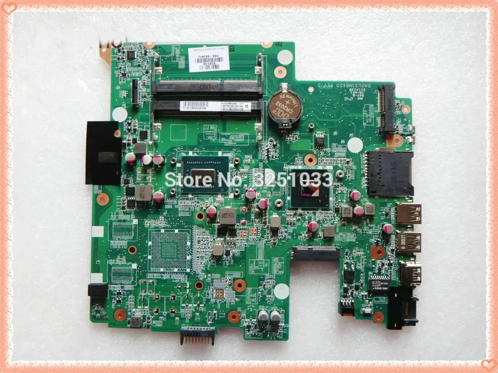 718726-501 718726-001 14-b117TU Ultrabook Laptop Motherboard For HP PAVILION 14-B130US 14-b107TU DA0U33MB6D0 HM77 14-B130US
718726-501 718726-001 14-b117TU Ultrabook Laptop Motherboard For HP PAVILION 14-B130US 14-b107TU DA0U33MB6D0 HM77 14-B130US