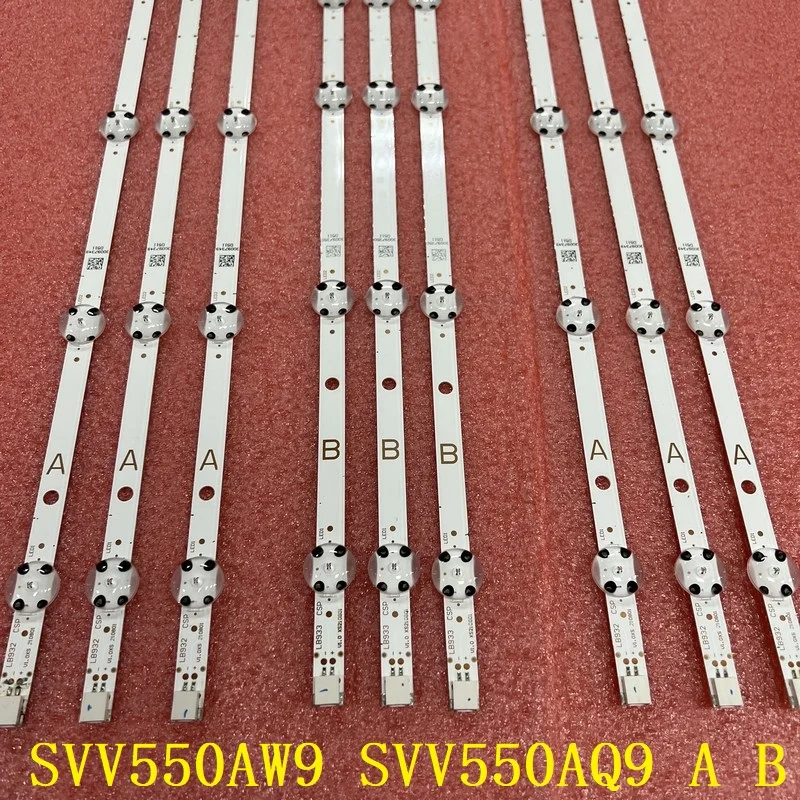 Светодиодная лента для Samsung TX-55FX550B TX-55FX550E TX-55FX555B Hitachi 55HK25T74U SVV550AQ9 SVV550AW9 A B VES550QNYL-2D-N01 N02 03
Светодиодная лента для Samsung TX-55FX550B TX-55FX550E TX-55FX555B Hitachi 55HK25T74U SVV550AQ9 SVV550AW9 A B VES550QNYL-2D-N01 N02 03