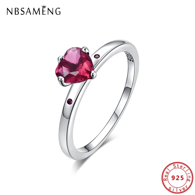 Original 100% 925 Sterling Silver Ring Engagement Wedding Heart Rings Women Jewelry Vintage Valentine's Day Love Gift
Original 100% 925 Sterling Silver Ring Engagement Wedding Heart Rings Women Jewelry Vintage Valentine's Day Love Gift