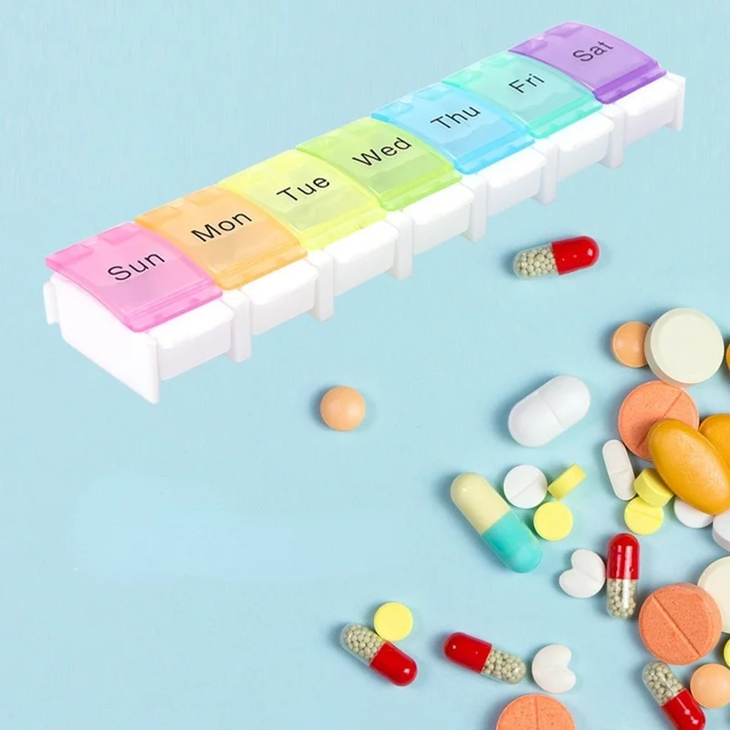 7 Dagen Wekelijkse Pillen Box Tablet Houder Storage Case Geneeskunde Drug Container Mini 7 Cellen Pillendoosje Tablet Opbergdoos
7 Dagen Wekelijkse Pillen Box Tablet Houder Storage Case Geneeskunde Drug Container Mini 7 Cellen Pillendoosje Tablet Opbergdoos