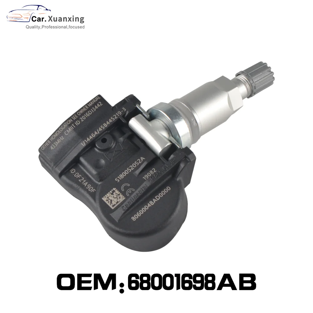 Система контроля давления в шинах 68001698AB, TPMS 433 МГц для Chrysler Dodge Jeep, VW
Система контроля давления в шинах 68001698AB, TPMS 433 МГц для Chrysler Dodge Jeep, VW