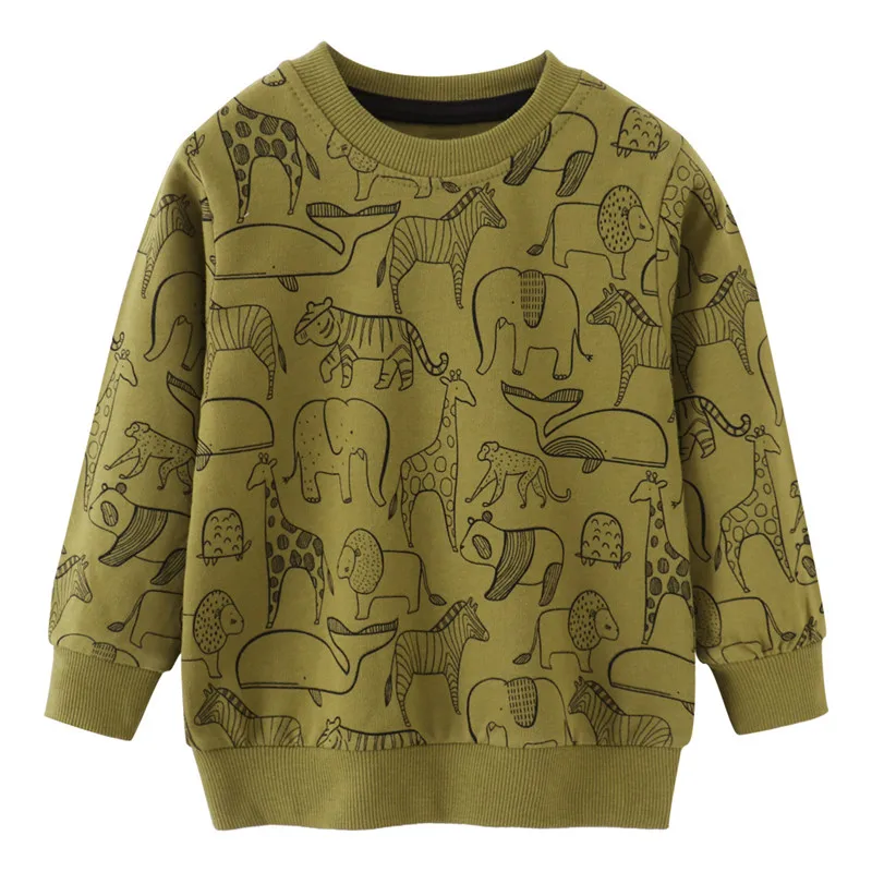 Zeebread New Arrival Kids Sweatshirts Cotton Boys Clothes Animals Print Fashion Toddler Baby Sport Shirts Children's Tops
Zeebread New Arrival Kids Sweatshirts Cotton Boys Clothes Animals Print Fashion Toddler Baby Sport Shirts Children's Tops