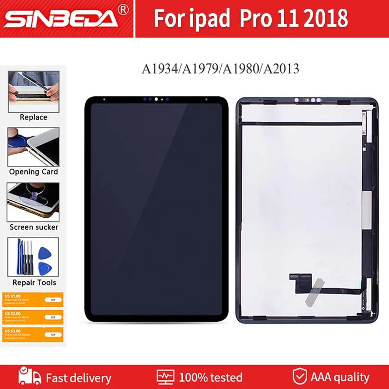 ЖК-дисплей для Apple iPad Pro 11 2018 A1980/A1934/A1979, ЖК-дисплей для iPad Pro 11, сменный ЖК-дисплей
ЖК-дисплей для Apple iPad Pro 11 2018 A1980/A1934/A1979, ЖК-дисплей для iPad Pro 11, сменный ЖК-дисплей