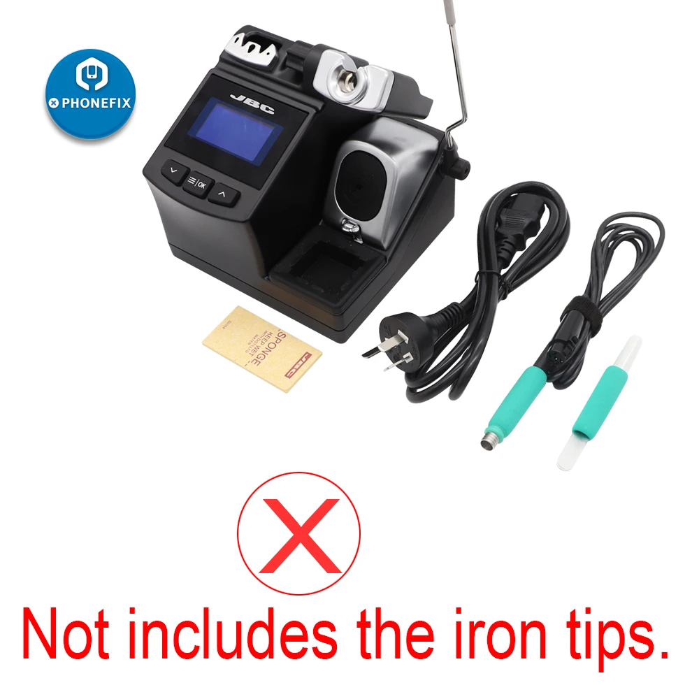 Original JBC Soldering Station CD-2SE with T210 Soldering Handle and Iron Tips for Phone Motherboard BGA Rework Welding Repair
Original JBC Soldering Station CD-2SE with T210 Soldering Handle and Iron Tips for Phone Motherboard BGA Rework Welding Repair