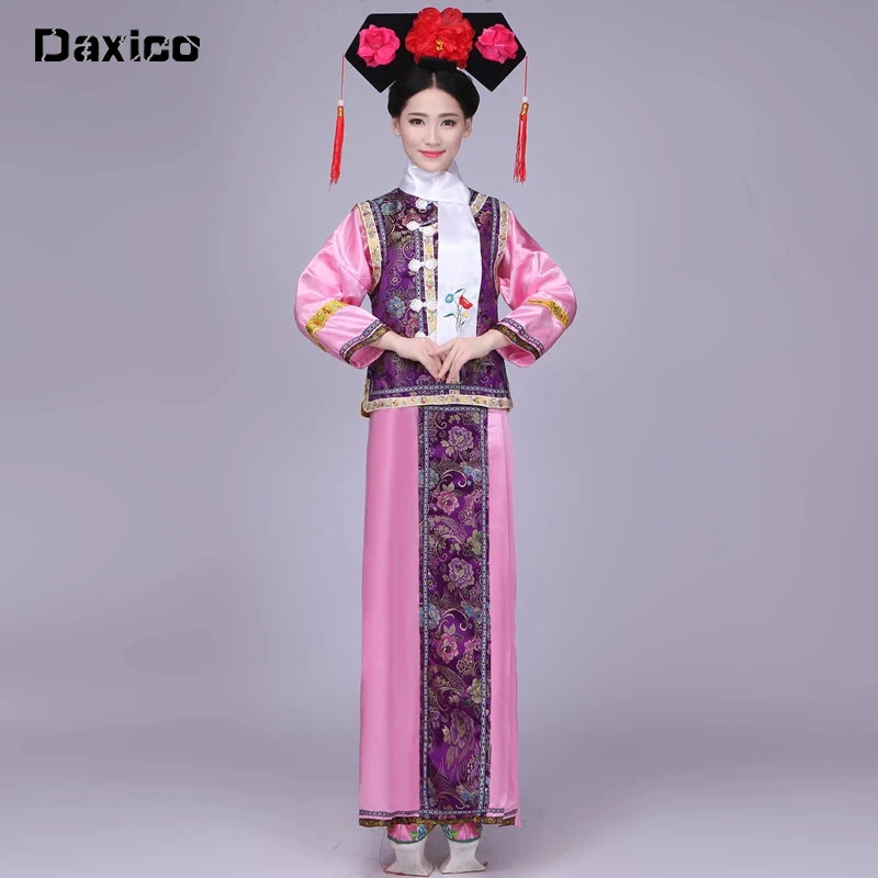Plus Size Chinese Tradition Costume Women The Qing Dynasty Costume Chinese Princess Clothes With Hat Women Costume JC16012
Plus Size Chinese Tradition Costume Women The Qing Dynasty Costume Chinese Princess Clothes With Hat Women Costume JC16012