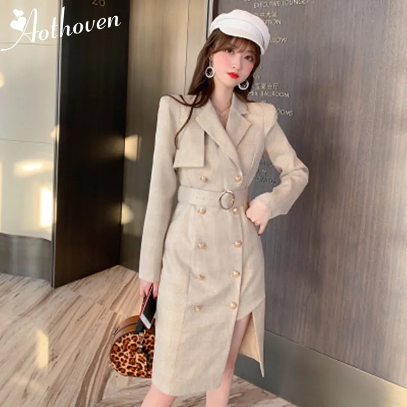 2020 New Women Notched Collar Double-breasted Vintage Work Lady Dress Office Bandage Dresses Autumn Luxury Asymmetrical Dress
2020 New Women Notched Collar Double-breasted Vintage Work Lady Dress Office Bandage Dresses Autumn Luxury Asymmetrical Dress