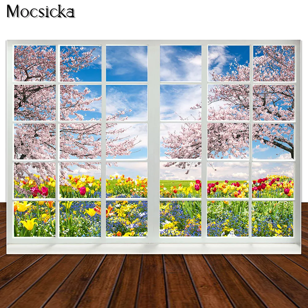Spring Sea of Flowers Backdrop Girl Portrait Photography Kids Photocall Green Lawn Window Photo Props Child Photostudio Props
Spring Sea of Flowers Backdrop Girl Portrait Photography Kids Photocall Green Lawn Window Photo Props Child Photostudio Props