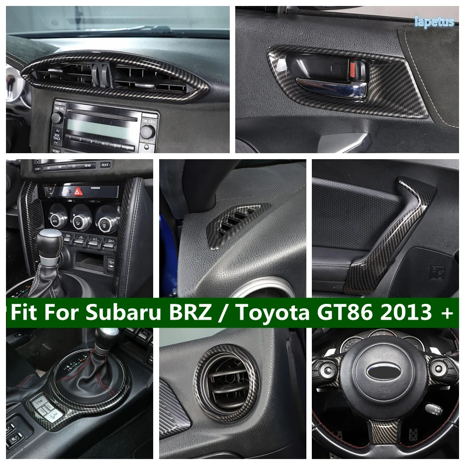 Door Handles Bar Pull / Stalls Gear Shift Box / Steering Wheel Cover Trim Carbon Fiber For Subaru BRZ / Toyota GT86 2013 - 2021
Door Handles Bar Pull / Stalls Gear Shift Box / Steering Wheel Cover Trim Carbon Fiber For Subaru BRZ / Toyota GT86 2013 - 2021