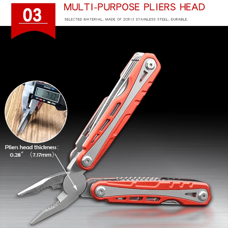 Critical Strike CS 6QZ0101A Multi-function Portable Stainless Steel Screwdriver Folding Pliers Outdoor Camping Survival Tools
Critical Strike CS 6QZ0101A Multi-function Portable Stainless Steel Screwdriver Folding Pliers Outdoor Camping Survival Tools