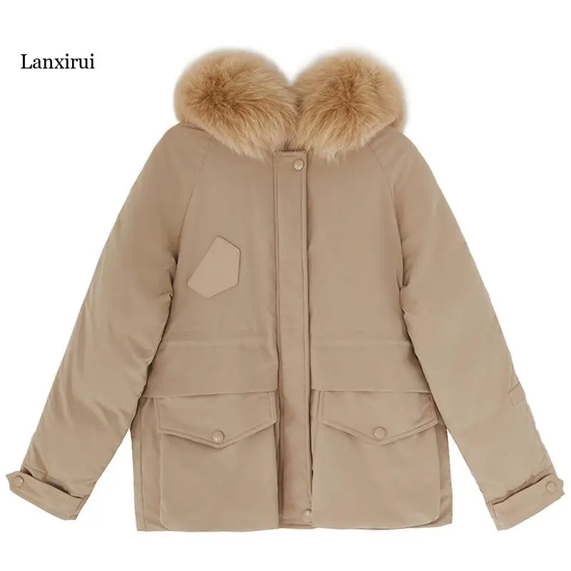 Women's Winter Coats Fur Collar Skinny Slim Cotton Padded Korean Clothes Plush Casual Parkas Women Autumn Jacket
Women's Winter Coats Fur Collar Skinny Slim Cotton Padded Korean Clothes Plush Casual Parkas Women Autumn Jacket