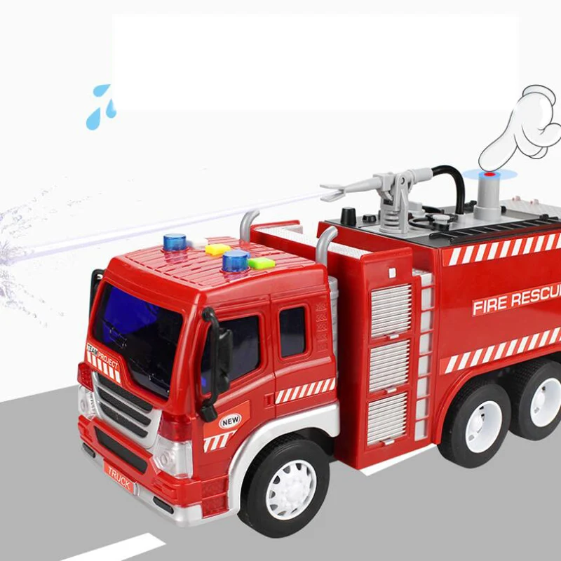 Spray Water Truck Toy Fireman Fire Truck Car Music Light Educational Toys Engineering Vehicle Fire Truck Drop Resistance Toy
Spray Water Truck Toy Fireman Fire Truck Car Music Light Educational Toys Engineering Vehicle Fire Truck Drop Resistance Toy