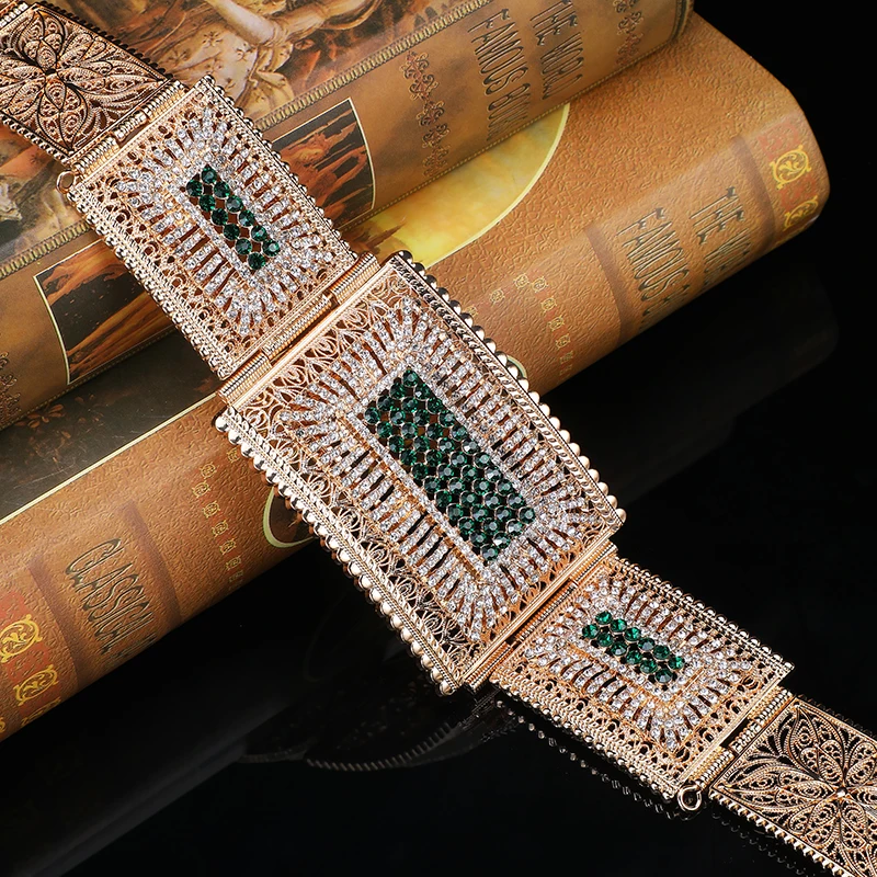 Arabic-Style Metal Waist Chain Jeweled Belt For Ladies' Wedding Party Dress Full Of Diamonds Hand Carved Design
Arabic-Style Metal Waist Chain Jeweled Belt For Ladies' Wedding Party Dress Full Of Diamonds Hand Carved Design