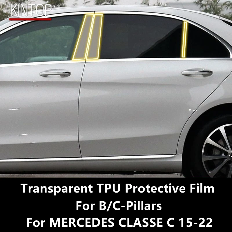 For MERCEDES CLASSE C 15-22 W205 W206 B/C-Pillars Transparent TPU Protective Film Anti-scratch Repair Film Accessories Refit
For MERCEDES CLASSE C 15-22 W205 W206 B/C-Pillars Transparent TPU Protective Film Anti-scratch Repair Film Accessories Refit