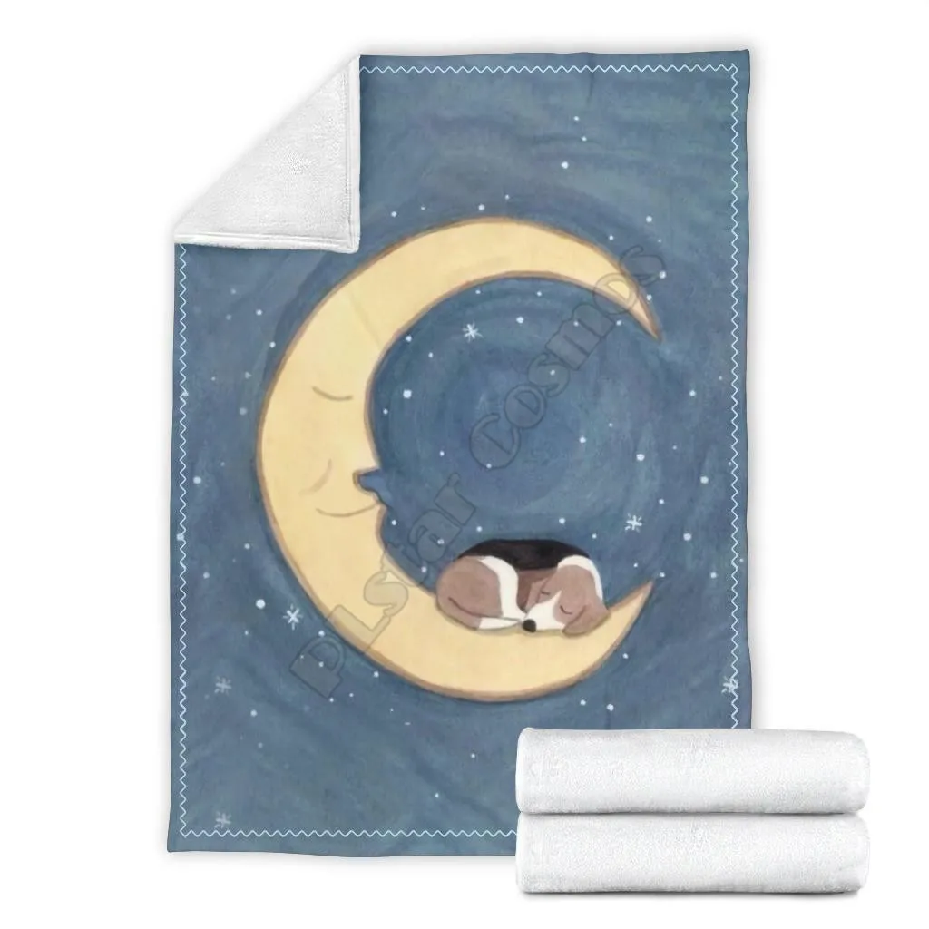 Sleeping moonlight beagle dog fleece blanket 3d printed Wearable Blanket Adults/kids Fleece Blanket Sherpa Blanket
Sleeping moonlight beagle dog fleece blanket 3d printed Wearable Blanket Adults/kids Fleece Blanket Sherpa Blanket