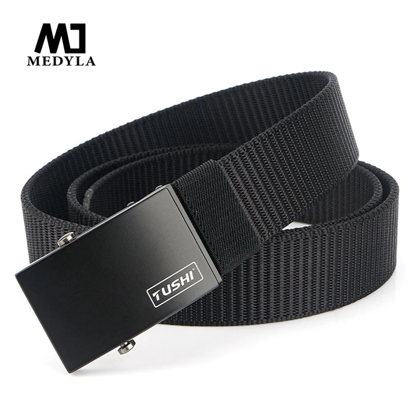 Men's Belt High Quality Nylon Thickening Casual Wild Belt Automatic Buckle Belt Youth Outdoor Activity Canvas Belt BLL051
Men's Belt High Quality Nylon Thickening Casual Wild Belt Automatic Buckle Belt Youth Outdoor Activity Canvas Belt BLL051
