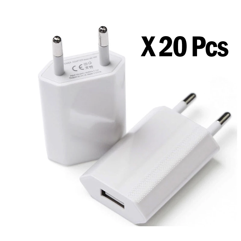 20Pcs USB Phone Charger Wall Travel Charger Power Adapter EU Plug for iPhone 12 Pro 11 XS MAX XR X SE 2020 8 7 6S Plus Charging
20Pcs USB Phone Charger Wall Travel Charger Power Adapter EU Plug for iPhone 12 Pro 11 XS MAX XR X SE 2020 8 7 6S Plus Charging