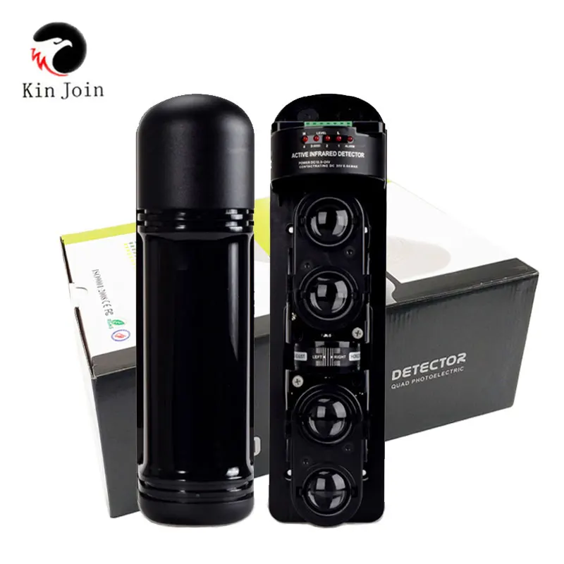 KINJOIN 50M outdoor 4 beam peripheral digital home security alarm system beam sensor
KINJOIN 50M outdoor 4 beam peripheral digital home security alarm system beam sensor