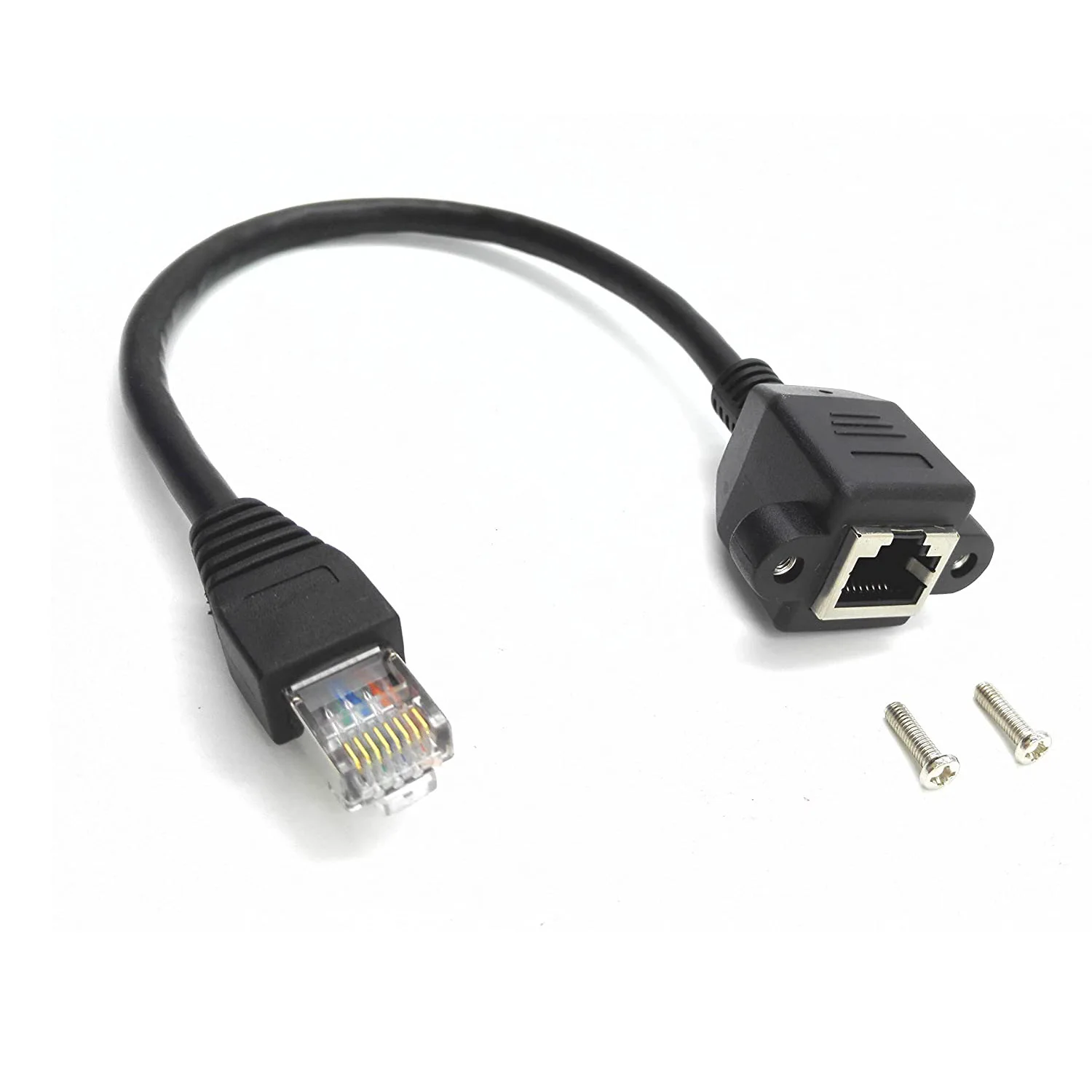 1pc RJ45 CAT5E Male to Female Ethernet Network Screw Panel Mount Shielded Extension Adapter Cable 15cm
1pc RJ45 CAT5E Male to Female Ethernet Network Screw Panel Mount Shielded Extension Adapter Cable 15cm