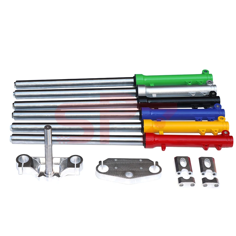 735MM Front Inverted Fork Shock Absorption Suitable for Chinese Dirt Bike CRF KLX with Protective Cover
735MM Front Inverted Fork Shock Absorption Suitable for Chinese Dirt Bike CRF KLX with Protective Cover