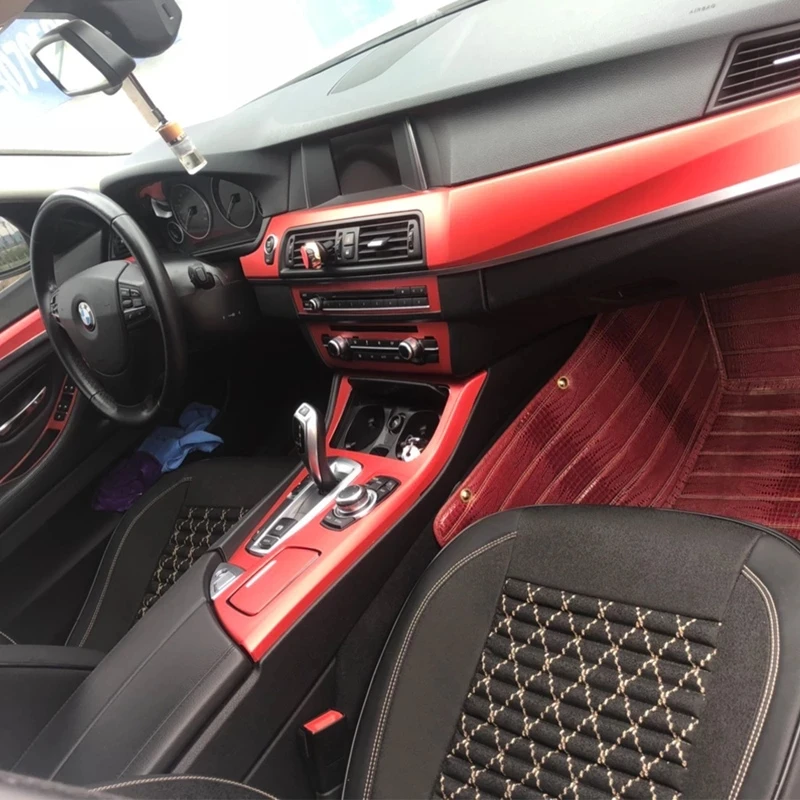 Car-Styling New 3D/5D Carbon Fiber Car Interior Center Console Color Change Molding Sticker Decals For BMW 5 Series F10 2011-18
Car-Styling New 3D/5D Carbon Fiber Car Interior Center Console Color Change Molding Sticker Decals For BMW 5 Series F10 2011-18