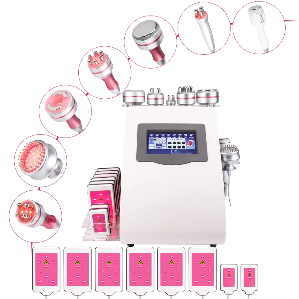 New Arrival 9 in 1 vacuum lymphatic drainage 40k cavitation slimming rf skin tightening machine
New Arrival 9 in 1 vacuum lymphatic drainage 40k cavitation slimming rf skin tightening machine