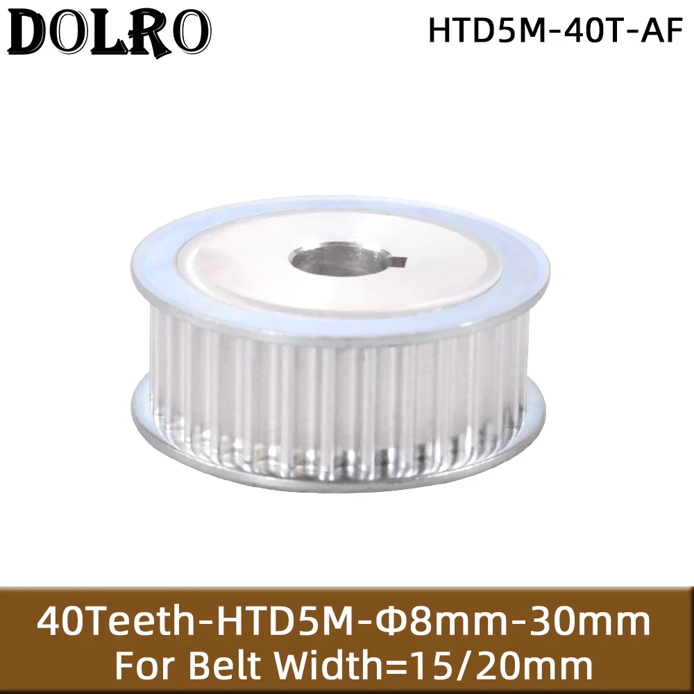 HTD5M 40 Teeth Synchronous Timing Pulley Bore 8/10/12/12.7/14/15/16/17/18/19/20/22/24/25/28/30mm for Width 15/20mm HTD5M Belt AF
HTD5M 40 Teeth Synchronous Timing Pulley Bore 8/10/12/12.7/14/15/16/17/18/19/20/22/24/25/28/30mm for Width 15/20mm HTD5M Belt AF