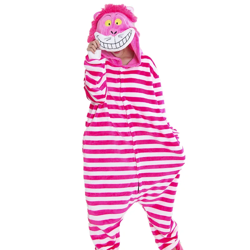 Из мультфильма Чеширского Кота или Kigurumis Onesie забавные розовый костюм в полоску для женщин и девочек, носки-тапочки для взрослых, одежда для сна пижамы с рисунками из мультфильмов животного Пижама с персонажем зимняя верхняя одежда
Из мультфильма Чеширского Кота или Kigurumis Onesie забавные розовый костюм в полоску для женщин и девочек, носки-тапочки для взрослых, одежда для сна пижамы с рисунками из мультфильмов животного Пижама с персонажем зимняя верхняя одежда