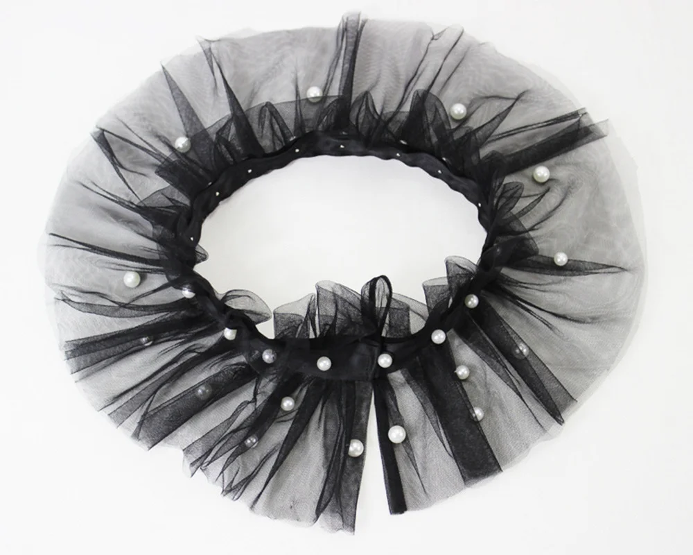 Black Detachable Collars For Women Lace Flower Pearl Faux Collar Ladies Choker Party Ladies Brand Ruffle Collar
Black Detachable Collars For Women Lace Flower Pearl Faux Collar Ladies Choker Party Ladies Brand Ruffle Collar