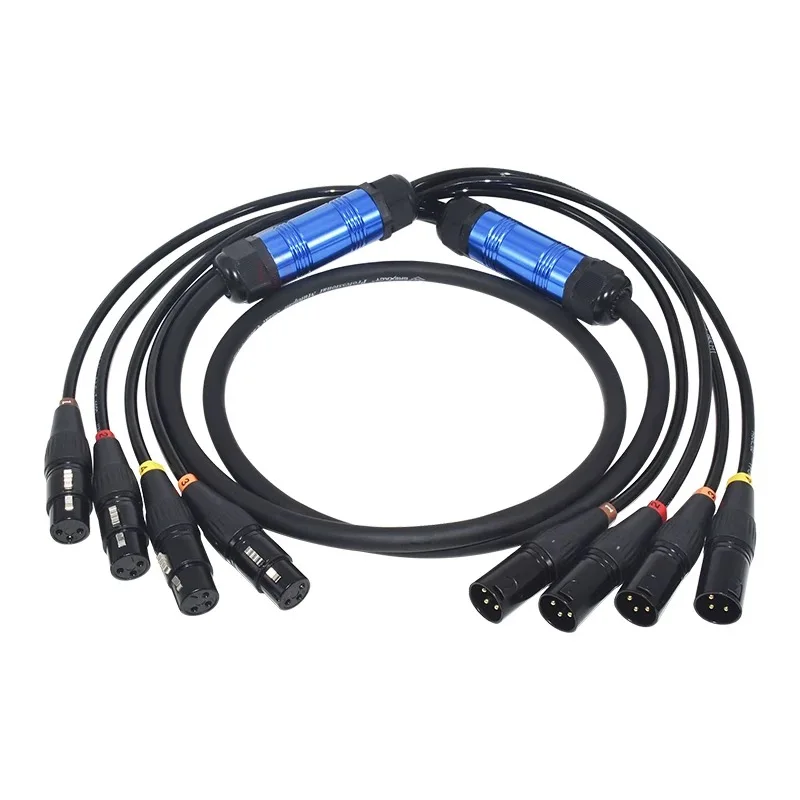 Высококачественный 15-футовый 4-канальный XLR штекер-гнездо XLR змея 4 пары штекер-гнездо 3-контактный XLR сбалансированный аудио удлинитель
Высококачественный 15-футовый 4-канальный XLR штекер-гнездо XLR змея 4 пары штекер-гнездо 3-контактный XLR сбалансированный аудио удлинитель