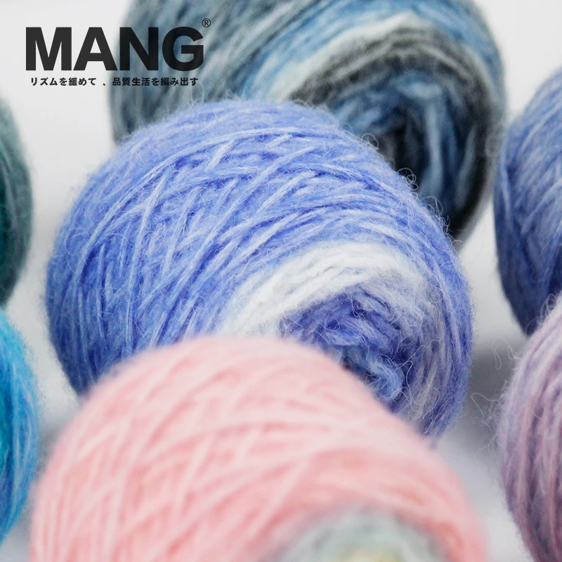MANG 50g 1Pc Special Gradient Color Soft Hand Knitting Crochet Spray Yarn Thick Thread For Baby Lady Scarf Sweater Glove Bag DIY
MANG 50g 1Pc Special Gradient Color Soft Hand Knitting Crochet Spray Yarn Thick Thread For Baby Lady Scarf Sweater Glove Bag DIY