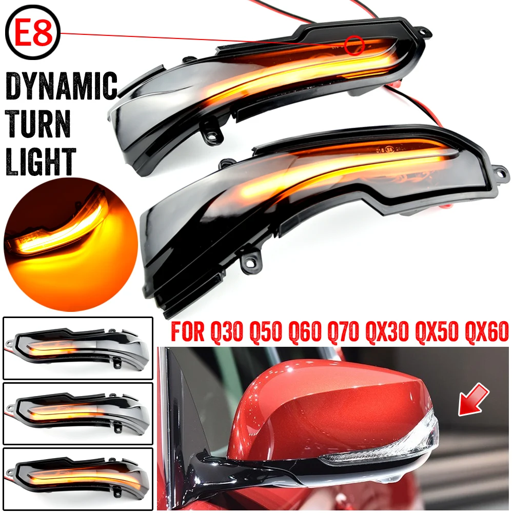 2pcsDynamic Blinker Sequential Turn Signal LED Side Mirror Indicator Light For Infiniti Q30 Q50 Q60 Q70 QX30 QX50 QX60 QX70 2018
2pcsDynamic Blinker Sequential Turn Signal LED Side Mirror Indicator Light For Infiniti Q30 Q50 Q60 Q70 QX30 QX50 QX60 QX70 2018