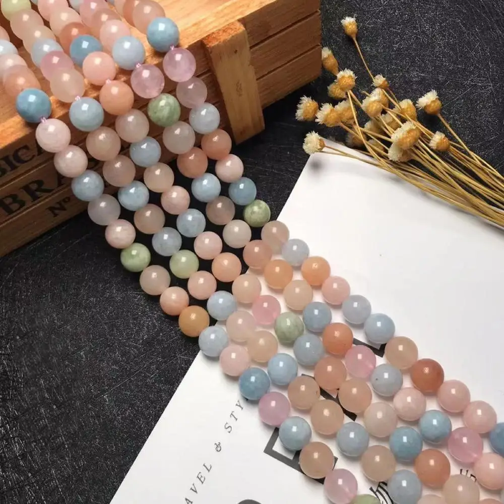 High Quality Cool Natural Morganite Stone 6mm 8mm Beads Pick Size Loose Bead For Making DIY Charm Bracelets Popular Jewelry 15‘’
High Quality Cool Natural Morganite Stone 6mm 8mm Beads Pick Size Loose Bead For Making DIY Charm Bracelets Popular Jewelry 15‘’