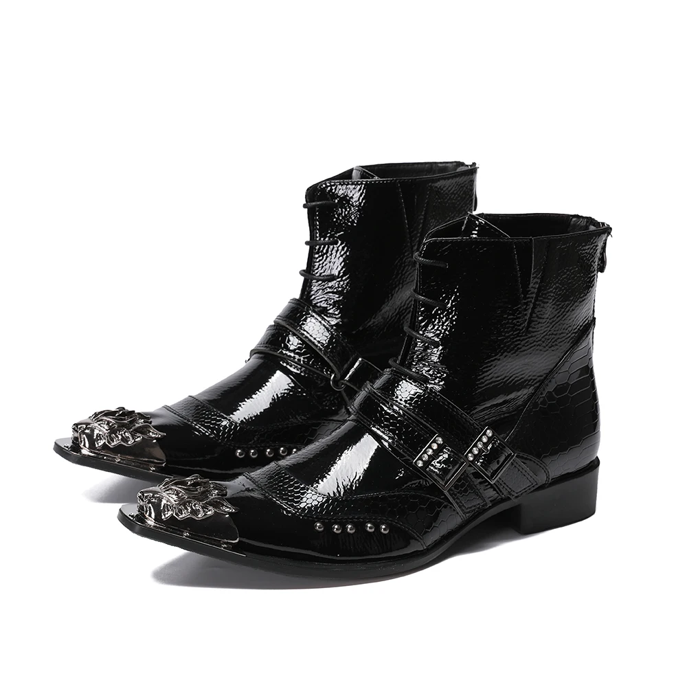 Chelsea Boots Men Genuine Leather Handmade Office Formal Wedding work Iron Pointed Toe Mens Snow Winter Boots Botas Hombre Cuer
Chelsea Boots Men Genuine Leather Handmade Office Formal Wedding work Iron Pointed Toe Mens Snow Winter Boots Botas Hombre Cuer
