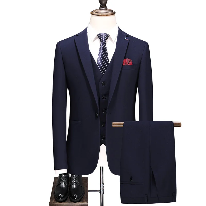 Brand Men Suit 2021 Latest Coat Pant Waistcoat Designs Slim Fit Men's Suits Formal Gray Blue Black Groom Wedding Suits for Men
Brand Men Suit 2021 Latest Coat Pant Waistcoat Designs Slim Fit Men's Suits Formal Gray Blue Black Groom Wedding Suits for Men