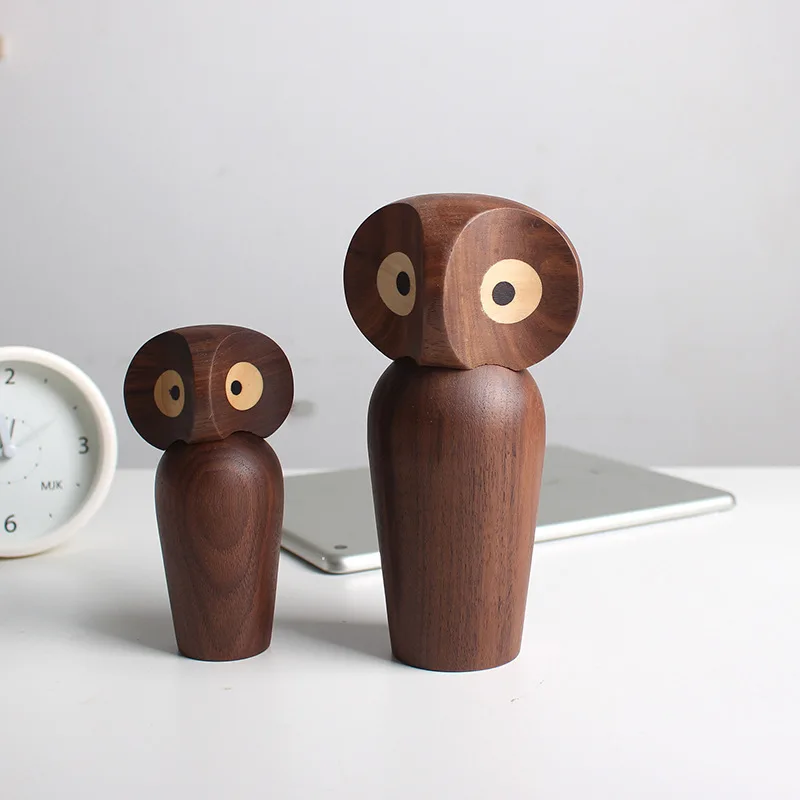 Nordic Denmark Crafts Owl Wooden Birthday Gift Creative Student Puppets Wooden Home Decoration
Nordic Denmark Crafts Owl Wooden Birthday Gift Creative Student Puppets Wooden Home Decoration