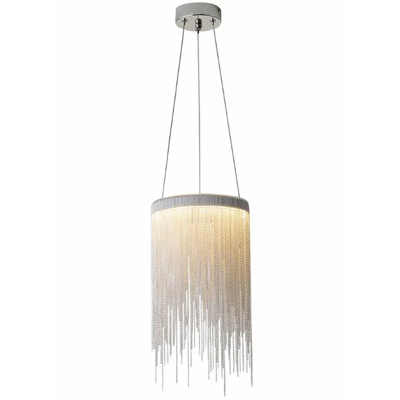 Modern Aluminum chandelier Lamp Novelty Aluminum Chains LED chandelier Light Dining Room Bedroom Living Room Light
Modern Aluminum chandelier Lamp Novelty Aluminum Chains LED chandelier Light Dining Room Bedroom Living Room Light