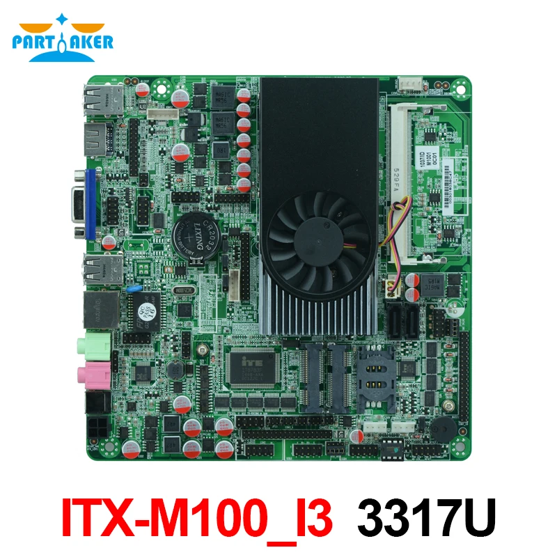 Тонкая материнская плата Partaker ITX-M100_I3 | Intel i3 3317U | 10 RS232 | Встраиваемая промышленная материнская плата
Тонкая материнская плата Partaker ITX-M100_I3 | Intel i3 3317U | 10 RS232 | Встраиваемая промышленная материнская плата