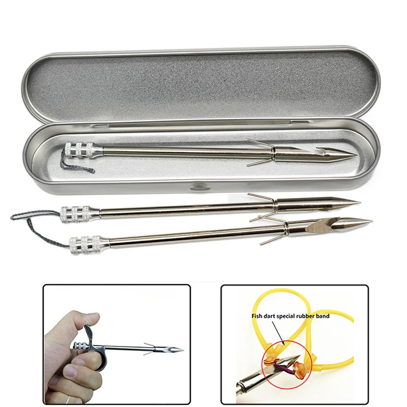 Hot Sale Outdoor Hunting High Quality Stainless Steel Bow Arrowhead Slingshot Catapult Dart Set Hunting Fish Dart 140mm
Hot Sale Outdoor Hunting High Quality Stainless Steel Bow Arrowhead Slingshot Catapult Dart Set Hunting Fish Dart 140mm