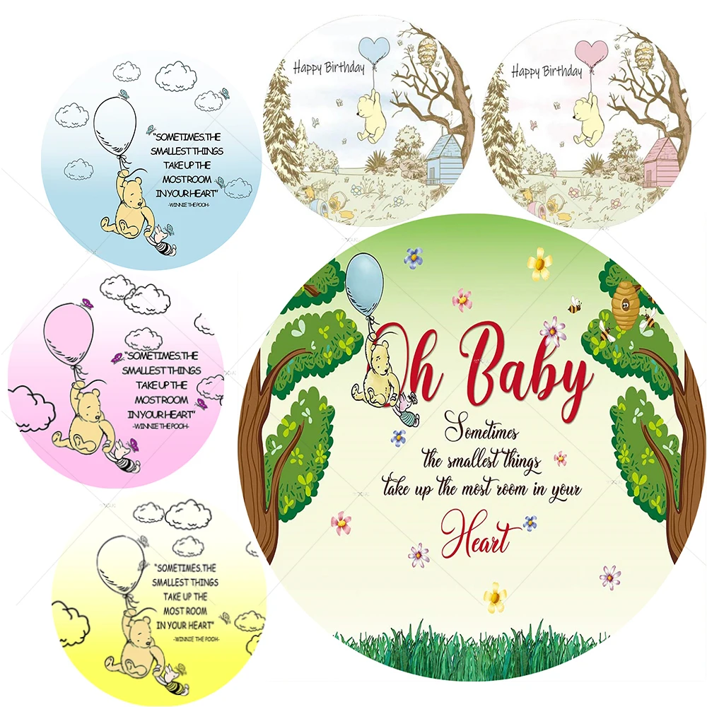 Story Book Cute Cartoon Bear Round Photography Backdrop Children Birthday Baby Shower Party Elastic Circle Background Covers
Story Book Cute Cartoon Bear Round Photography Backdrop Children Birthday Baby Shower Party Elastic Circle Background Covers